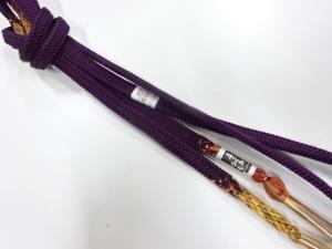 未使用品　正絹　手組帯締め